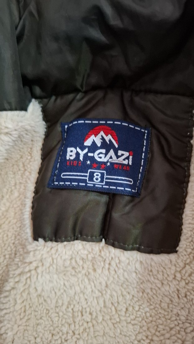 Erkek Çocuk Kahverengi Fermuarlı Mont - Görsel 5