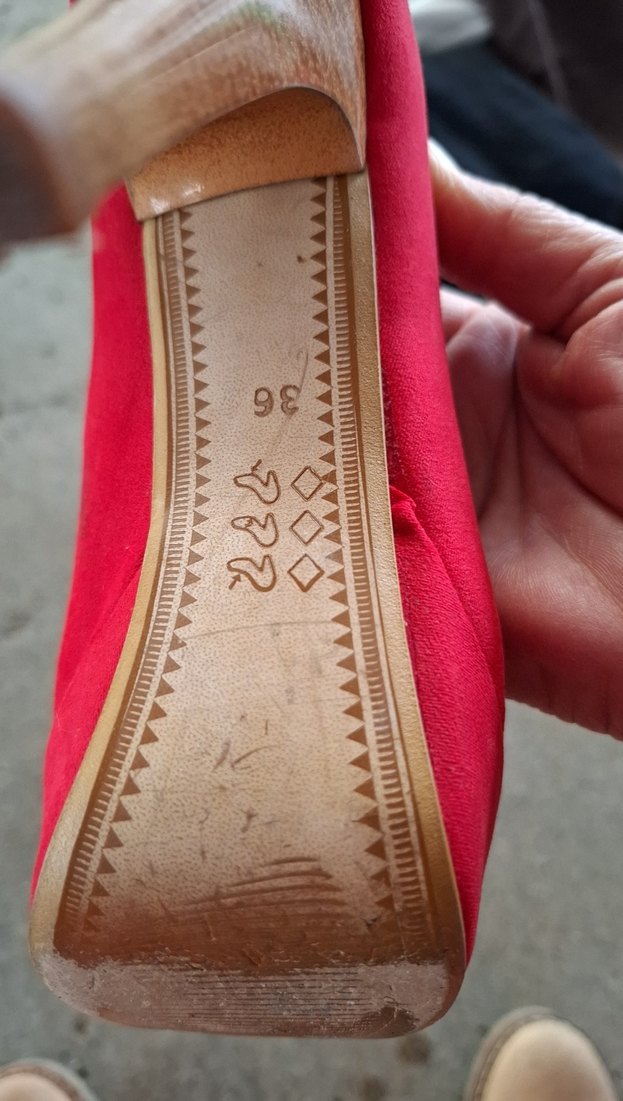 Kırmızı Süet Yüksek Topuklu Stiletto - Görsel 5