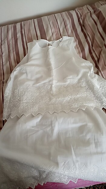 40 Beden beyaz Renk Bayan elbise 