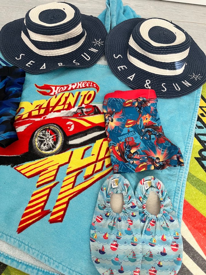 Renkli Baskılı Erkek Çocuk Mayo Şortu - Görsel 3