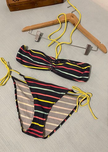 Penti Renkli Çizgili Bohem Bikini Takımı