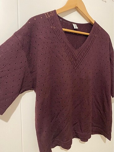46 Beden bordo Renk Bluzzz