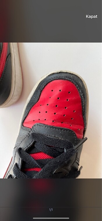 39 Beden siyah Renk Nike air jordan ayakkabı