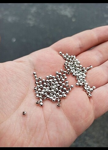Metal boncuk, metal top 500 adet