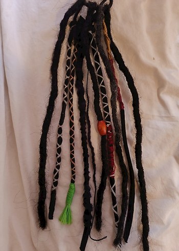 Rasta Bohem Çok Renkli Saç Aksesuarı