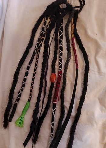  Beden Rasta Bohem Çok Renkli Saç Aksesuarı