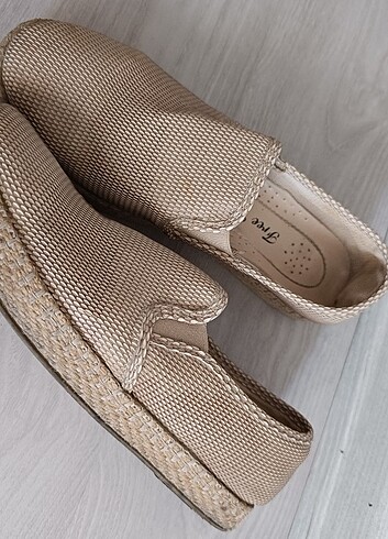 GÜNLÜK KETEN ESPADRİL AYAKKABI - Görsel 3