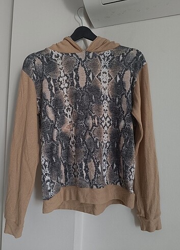 Dreamstar Yılan Desenli Kapüşonlu Sweatshirt