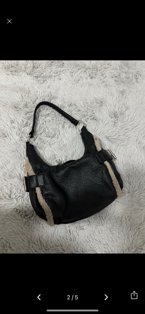 Kürk Detaylı Kadın Çanta - Görsel 2