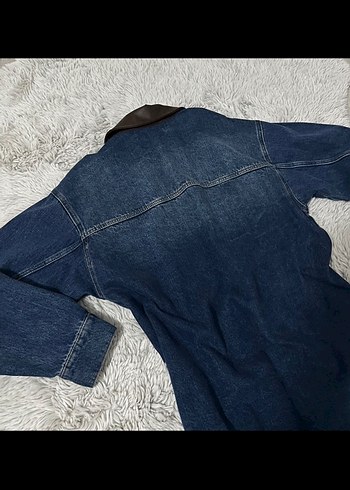 Koton Lacivert Düğmeli Kadın Denim Ceket - Görsel 3