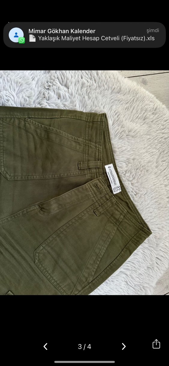 Stradivarius kargo pantolon - Görsel 3