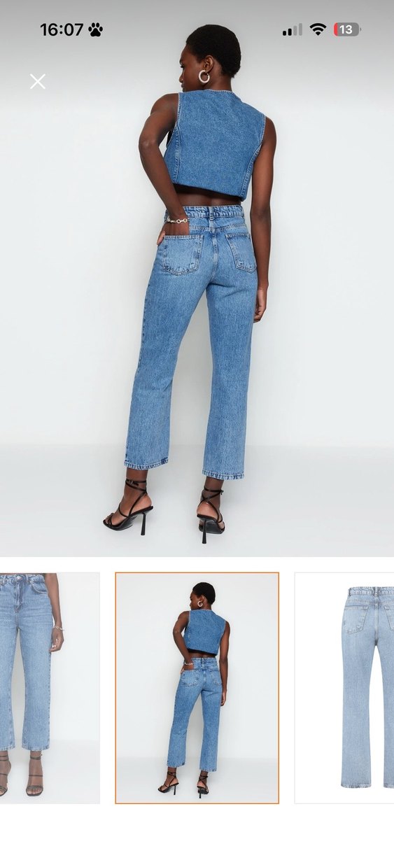 Günlük Kullanım İçin Kadın Kot Pantolon - Görsel 4