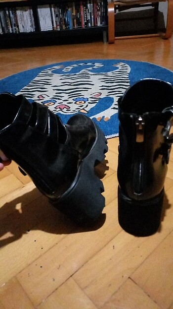 36 Beden siyah Renk Gotik sandalet topuklu ayakkabı