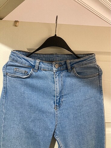 42 Beden mavi Renk Addax yırtık jeans