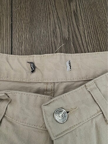 Bershka krem rengi pantolon