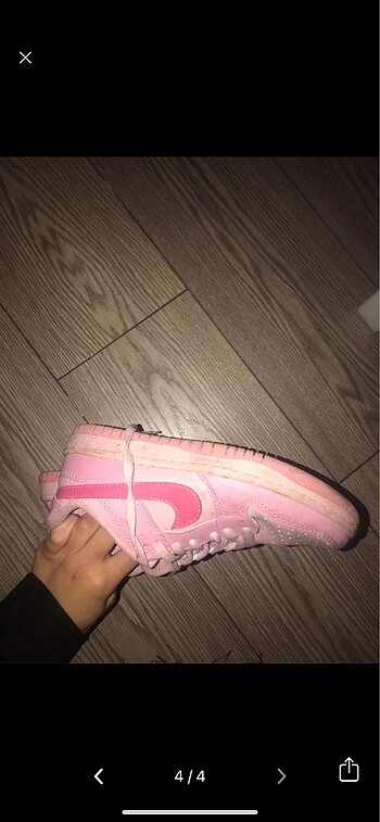 37 Beden pembe Renk ithal pembe dunk