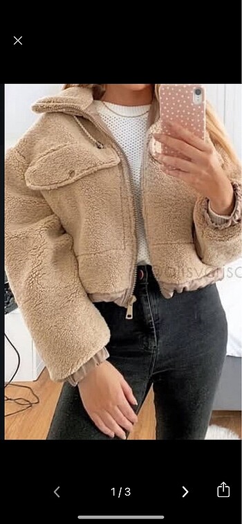 Zara peluş ceket
