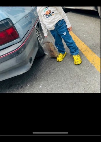 erkek yırtık Çocuk Mavi Bağcıklı Kot Pantolon 8 - Görsel 3