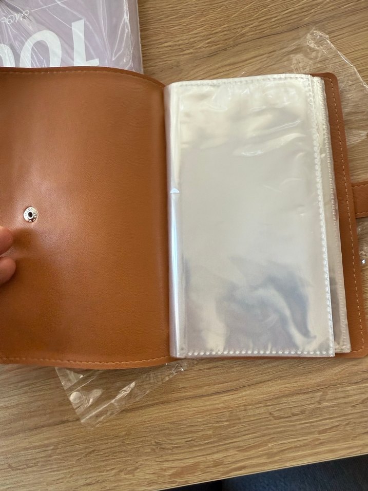 Pembe Parlak Deri Kadın Cüzdan bütce planlayıçı simli - Görsel 3