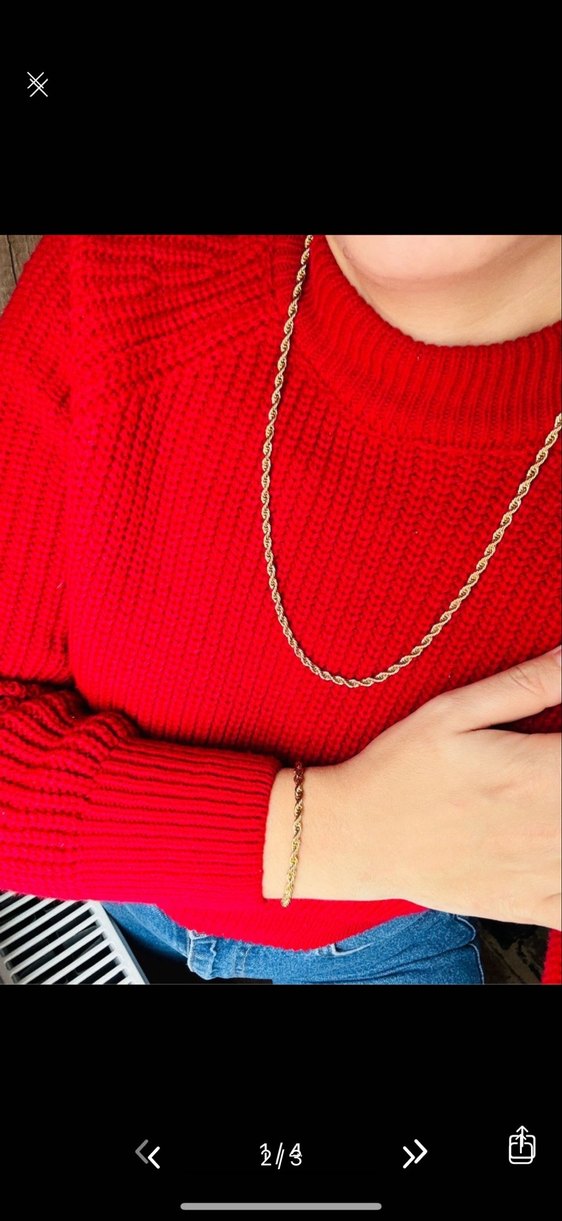 Çelik kolye bileklik Set - Görsel 2