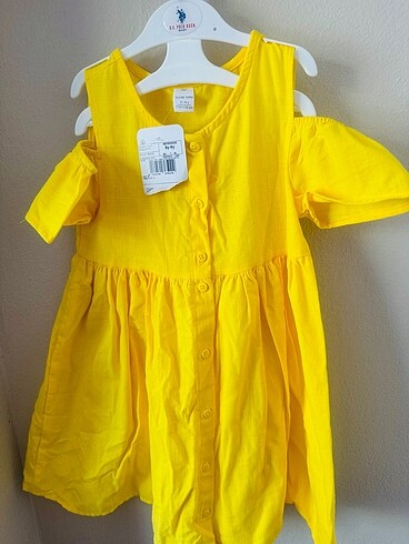 6 Yaş Beden sarı Renk Sarı elbise lcwakiki 5.6 yaş