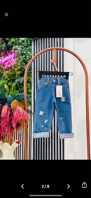 yırtık jeans 8 yaş
