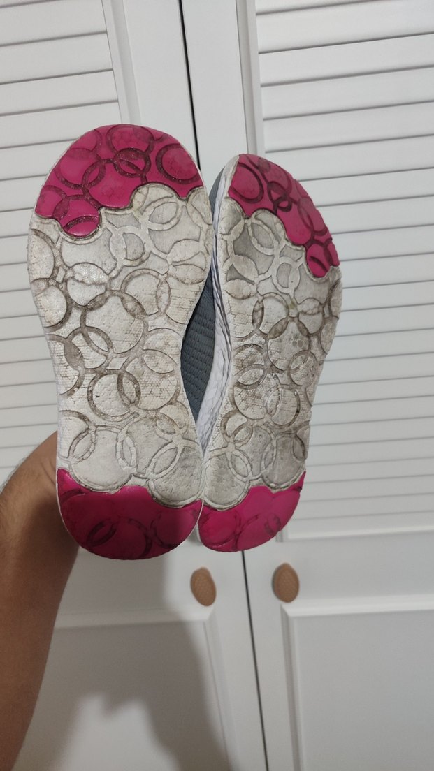 Bambi Gri Kadın Sneaker Stiletto Topuklu — görsel 4/6