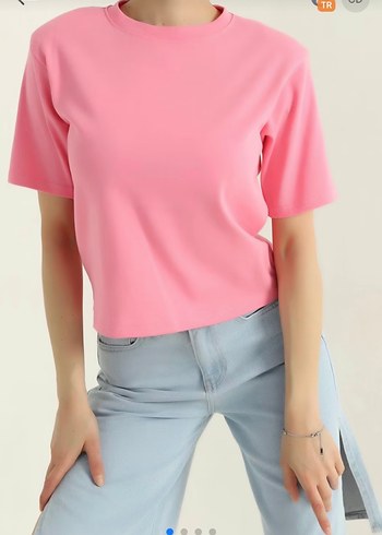 Pembe Vatkalı Süprem Kadın Tişört