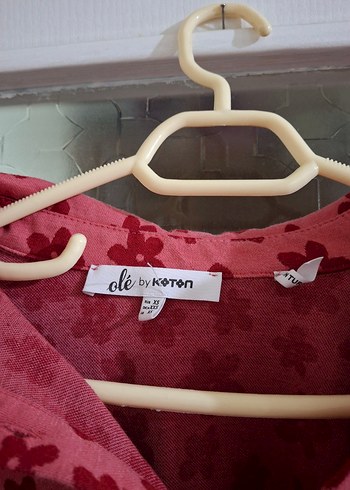 Desenli Polo Yaka Triko Kazak - Görsel 5