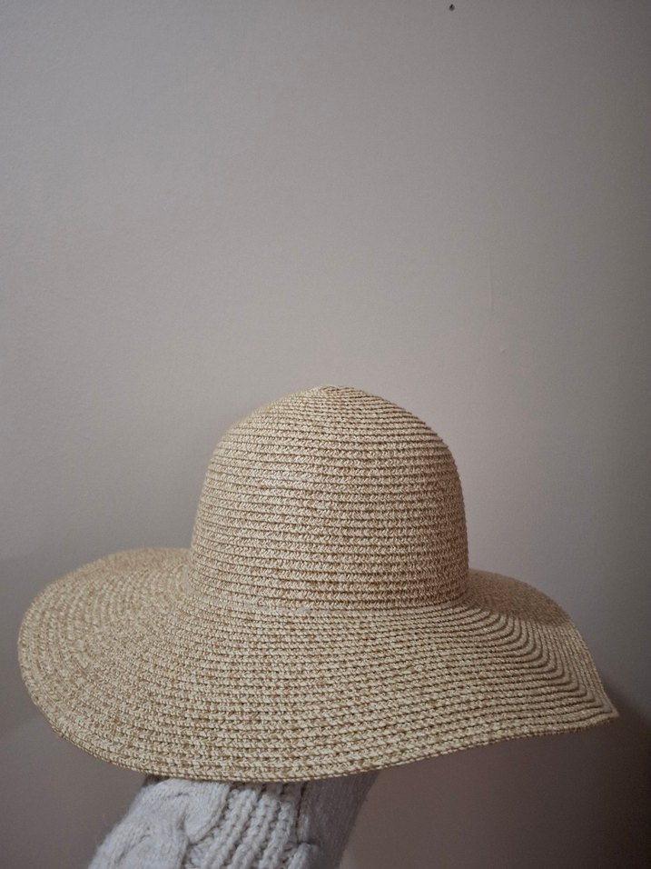 Bej Hasır Şapka - Görsel 3