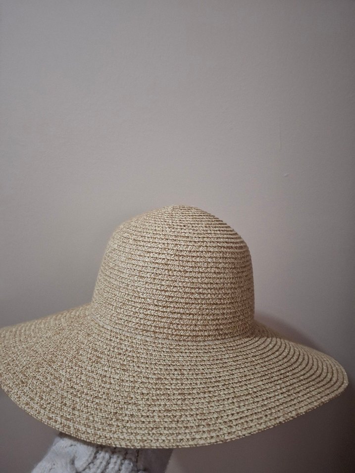 Bej Hasır Şapka - Görsel 2