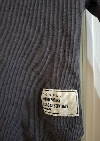 Pamuklu Uzun Kollu Fitilli Bluz - Görsel 3