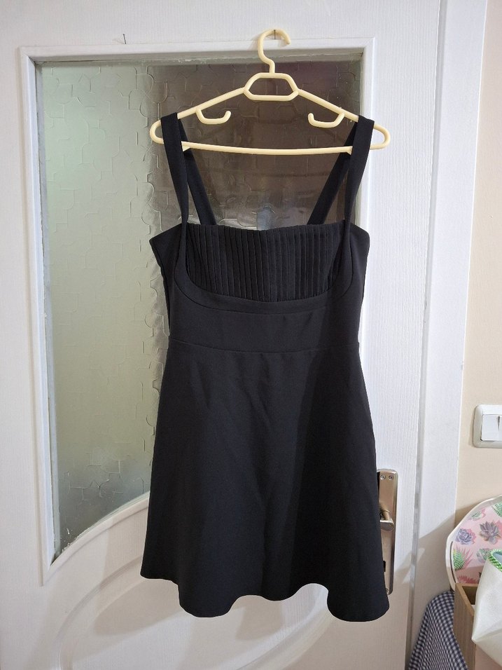 Dokuma Kısa Abiye Gece Elbisesi - Görsel 3