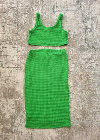 Yeşil Midi Hamile ikili takım - Görsel 3