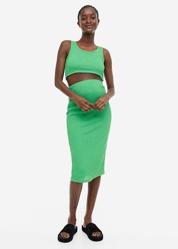 Yeşil Midi Hamile ikili takım - Görsel 2