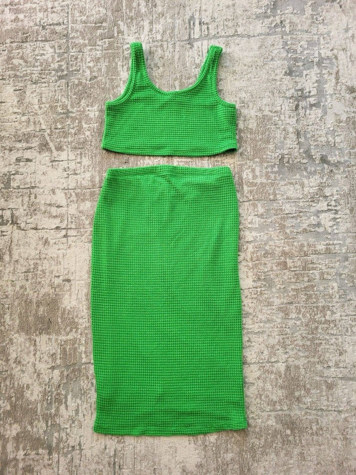 Yeşil Midi Hamile ikili takım - Görsel 3