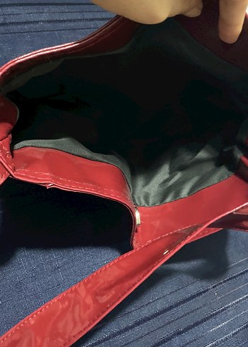 Bordo kadın çanta - Görsel 4