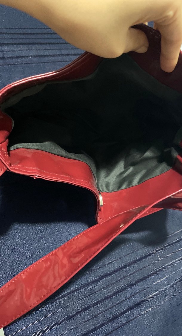 Bordo kadın çanta - Görsel 4