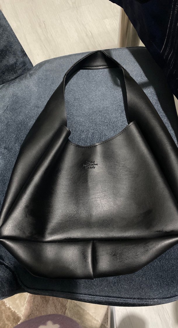 Siyah Deri Kadın Omuz Çantası - Görsel 2