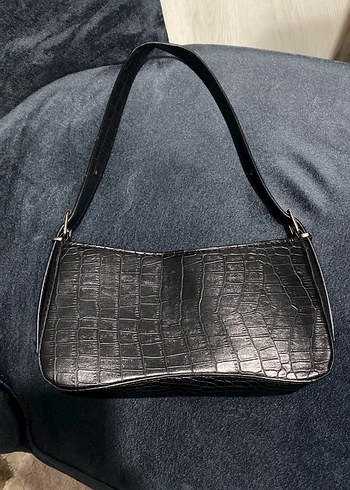 Addax siyah deri çanta - Görsel 2