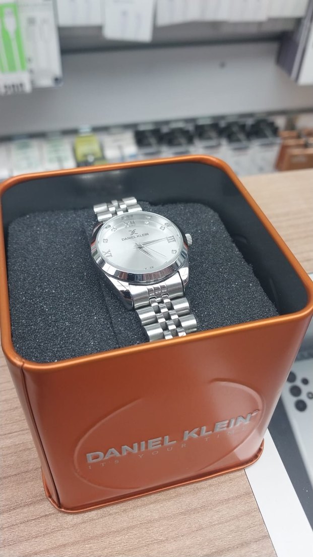 Daniel Klein gümüş kadın saat - Görsel 3