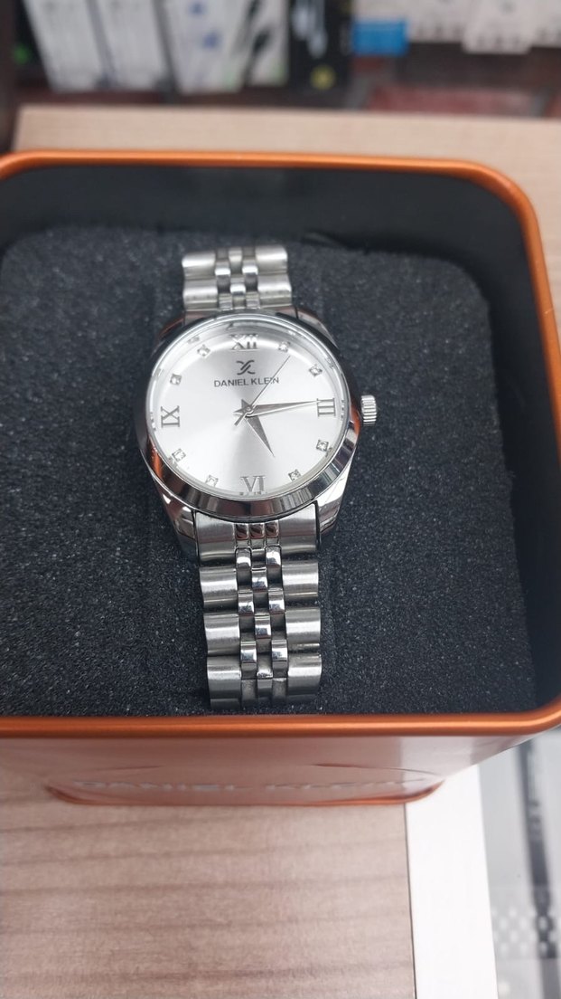 Daniel Klein gümüş kadın saat - Görsel 2