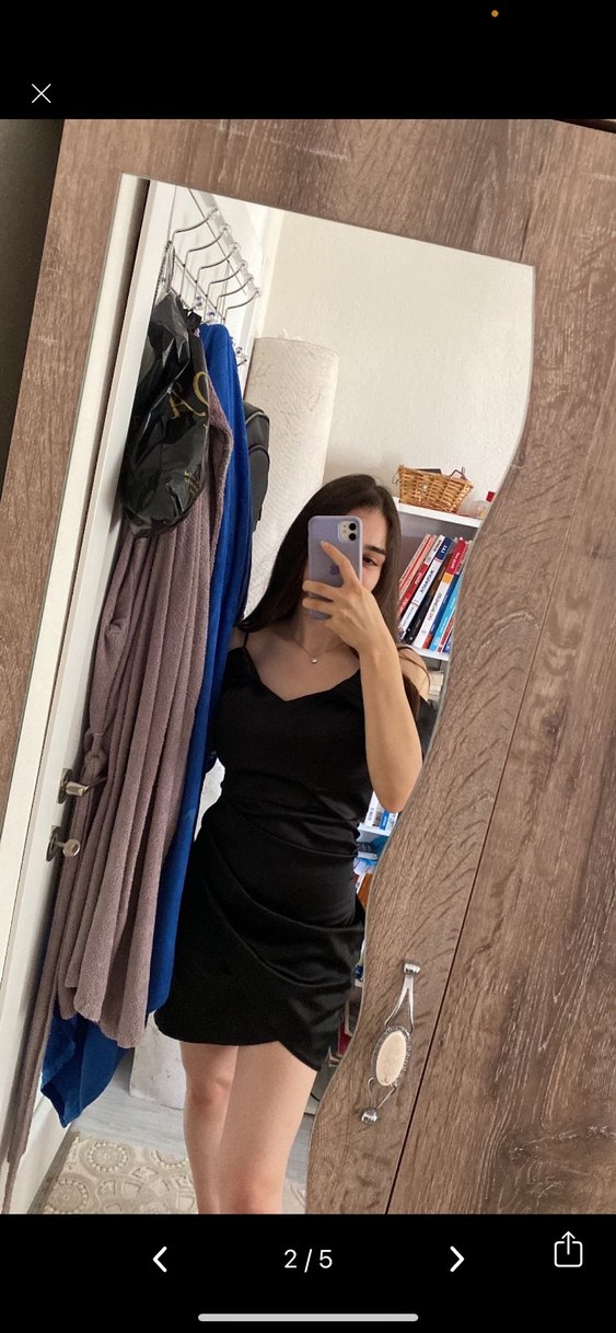 Keikei siyah abiye elbise - Görsel 2