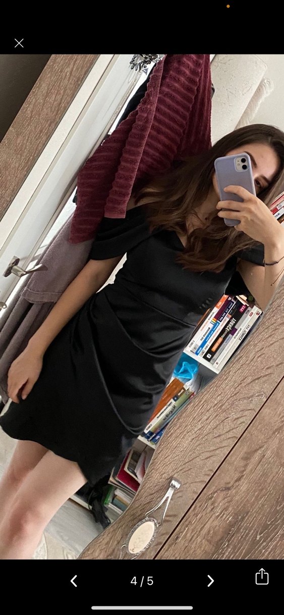 Keikei siyah abiye elbise - Görsel 4