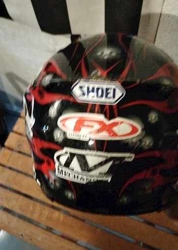 Desenli Siyah Seramik Motosiklet Kaskı - Görsel 3