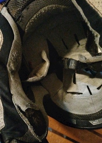 Desenli Siyah Seramik Motosiklet Kaskı - Görsel 8