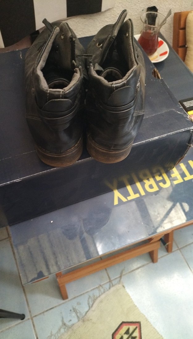 Siyah Gri Bağcıklı Erkek Bot - Görsel 3