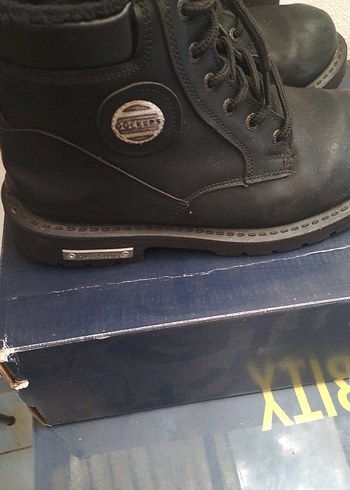 Siyah Erkek Lastik Bağcıklı Street Style Bot - Görsel 2