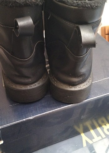 Siyah Erkek Lastik Bağcıklı Street Style Bot - Görsel 4