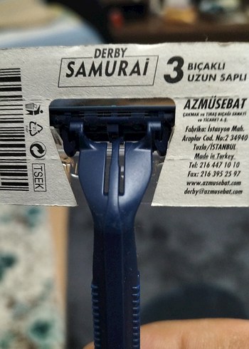 WSAMURA Erkek Tıraş Makinesi - Mavi - Görsel 3